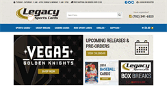 Desktop Screenshot of legacysportscards.com
